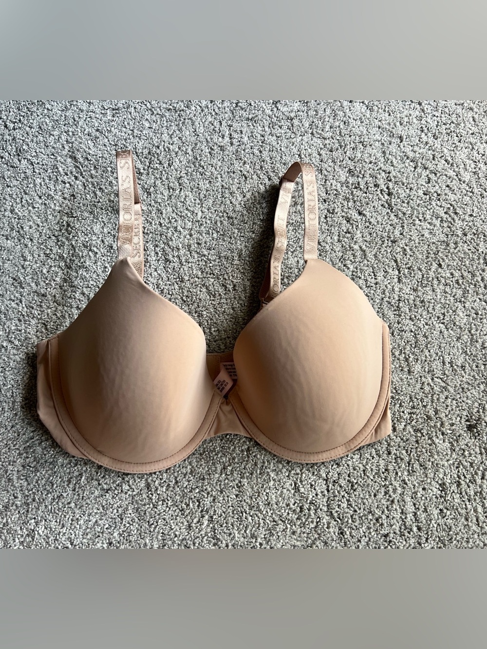 Victoria's Secret Praline Beige 34D Lightly Lined Demi Bra VS Nude